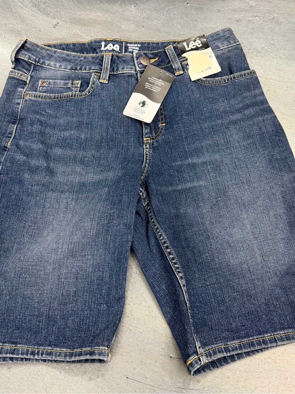 Lee Indigo Denim Jean Shorts size 10M